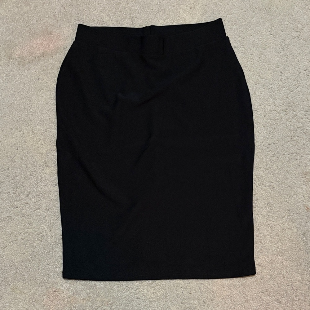 Classic Black Pencil Skirt